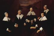 Frans Hals Gruppenportrat der Regentinnen des Altfrauenhospitzes in Haarlem oil painting reproduction